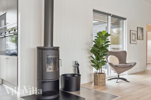 In der Sofalandschaft des Ferienhauses Nr. 579 kann man es richtig gemütlich machen.