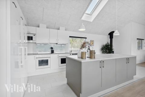 Die Küche im Luxusferienhaus Nr. 583 ist gut eingerichtet.