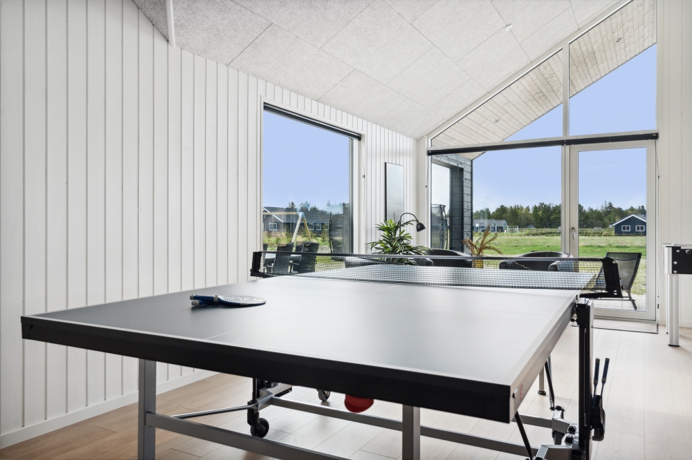 Das Luxusferienhaus 583 für 24 Personen hat einen großen Aktivitätsraum mit u. a. Billard und Darts