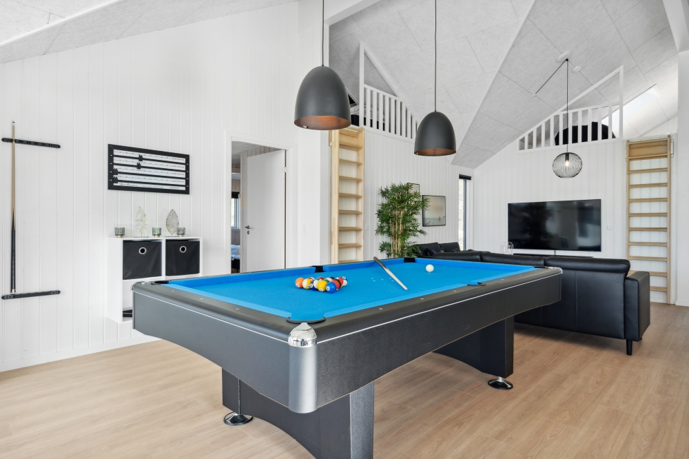 Veranstaltet ein Turnier im Aktivitätsraum, wenn ihr das Ferienhaus Nr. 583 in Westjütland besucht.