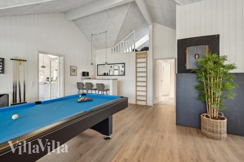 Veranstaltet ein Turnier im Aktivitätsraum, wenn ihr das Ferienhaus Nr. 591 in Südjütland besucht.