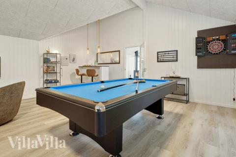 Veranstaltet ein Turnier im Aktivitätsraum, wenn ihr das Ferienhaus Nr. 593 in Südjütland besucht.