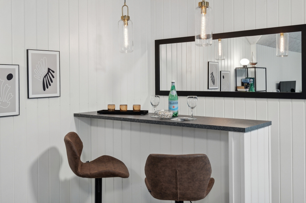 Das Ferienhaus 593 ist mit eigener Bar ausgestattet
