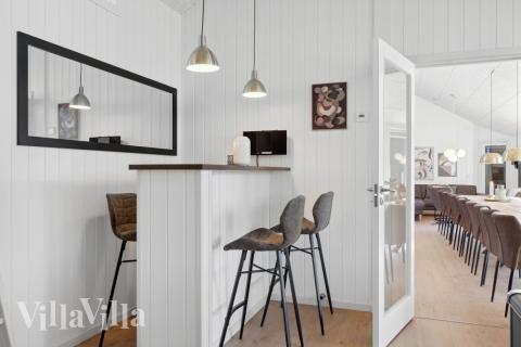 Das Ferienhaus 596 ist mit eigener Bar ausgestattet