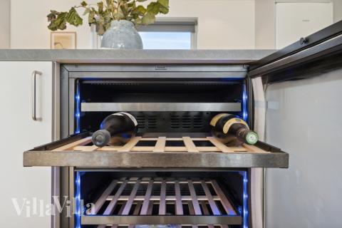 Die Küche im Luxusferienhaus Nr. 597 ist gut eingerichtet.