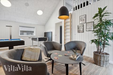 Veranstaltet ein Turnier im Aktivitätsraum, wenn ihr das Ferienhaus Nr. 599 in Südjütland besucht.
