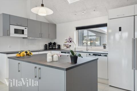 Die Küche im Luxusferienhaus Nr. 600 ist gut eingerichtet.