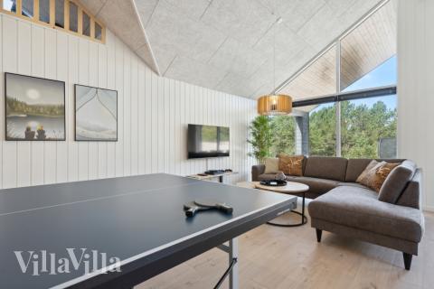 Veranstaltet ein Turnier im Aktivitätsraum, wenn ihr das Ferienhaus Nr. 585 in Westjütland besucht.