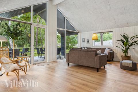 In der Sofalandschaft des Ferienhauses Nr. 750 kann man es richtig gemütlich machen.