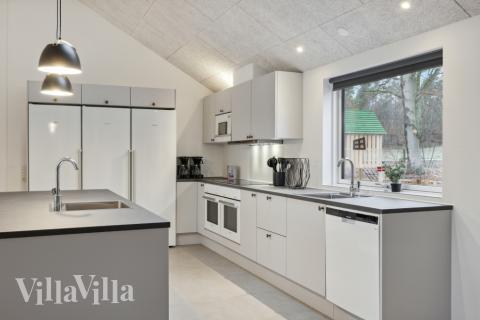 Die Küche im Luxusferienhaus Nr. 751 ist gut eingerichtet.