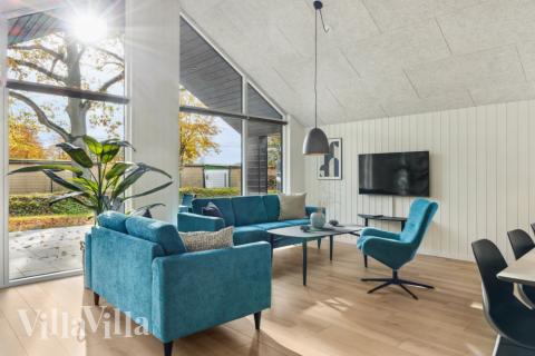 In der Sofalandschaft des Ferienhauses Nr. 754 kann man es richtig gemütlich machen.