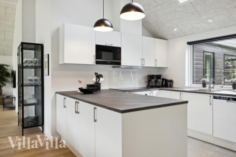 Die Küche im Luxusferienhaus Nr. 755 ist gut eingerichtet.