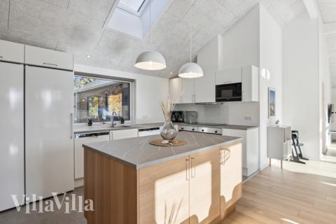 Die Küche im Luxusferienhaus Nr. 759 ist gut eingerichtet.