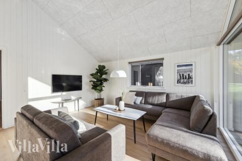 Die Couchecke im Luxusferienhaus Nr. 759 in Deutschland.