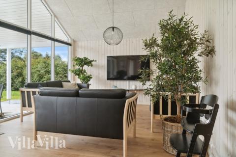 Die Couchecke im Luxusferienhaus Nr. 588 in Lolland/Falster/Mön.