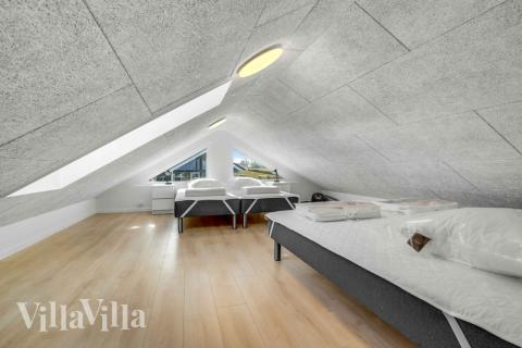 Einige der 20 Schlafgelegenheiten befinden sich im Luxusferienhaus Nr. 548 auf dem ausgebauten Dachboden