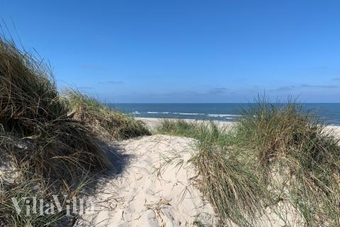 Der Strand in der Nähe von Luxusferienhaus Nr. 605.