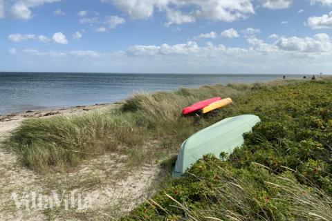 Der Strand in der Nähe von Luxusferienhaus Nr. 606.