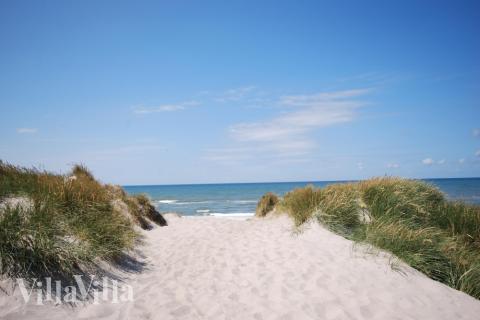 Der Strand in der Nähe von Luxusferienhaus Nr. 613.