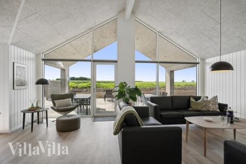 Die Couchecke im Luxusferienhaus Nr. 614 in Fünen und seine Inseln.