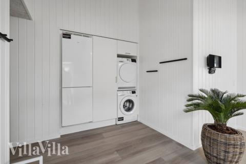 Der geräumige Eingangsbereich im Luxusferienhaus Nr. 614 in Fünen und seine Inseln