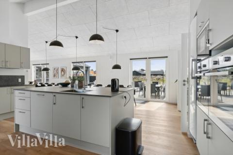 Die Küche im Luxusferienhaus Nr. 615 ist gut eingerichtet.