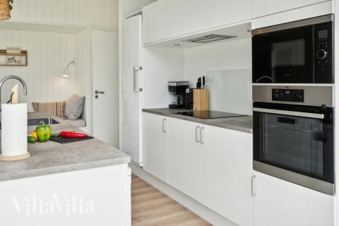 Die Küche im Luxusferienhaus Nr. 620 ist gut eingerichtet.