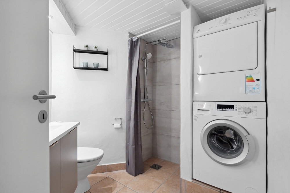 Eines der Badezimmer im Luxusferienhaus Nr. 623