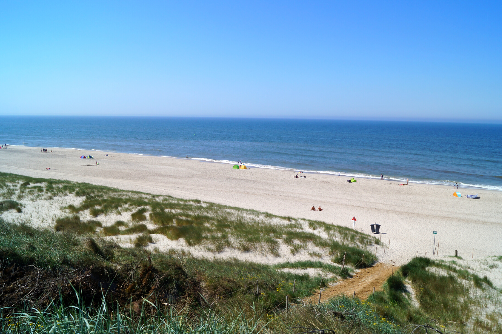 Der Strand in der Nähe von Luxusferienhaus Nr. 623.