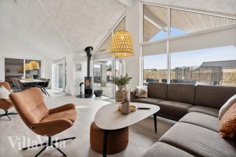 In der Sofalandschaft des Ferienhauses Nr. 624 kann man es richtig gemütlich machen.