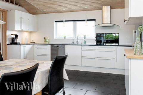 Die Küche im Luxusferienhaus Nr. 626 ist gut eingerichtet.