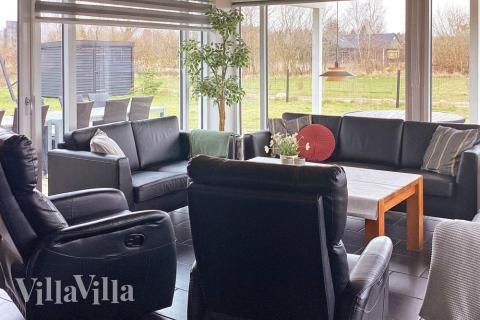 Die Couchecke im Luxusferienhaus Nr. 626 in Lolland/Falster/Mön.