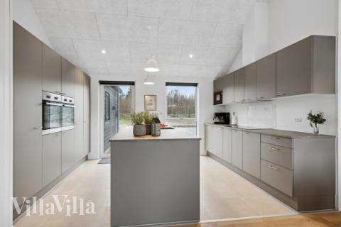 Die Küche im Luxusferienhaus Nr. 627 ist gut eingerichtet.