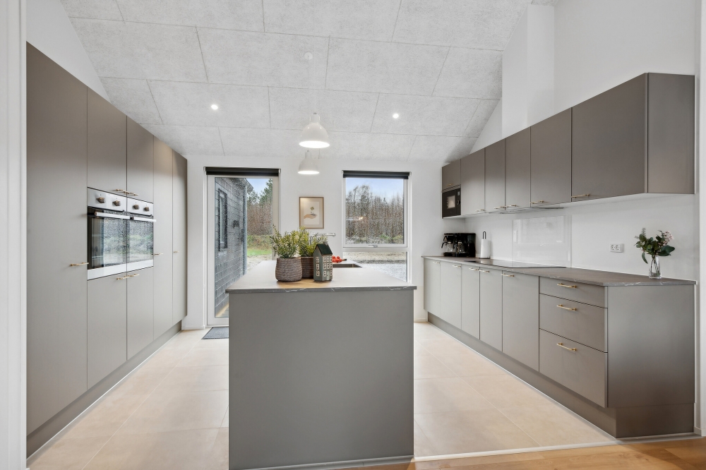 Die Küche im Luxusferienhaus Nr. 627 ist gut eingerichtet.