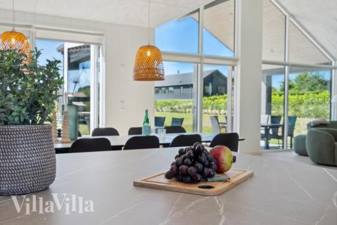 Die Küche im Luxusferienhaus Nr. 633 ist gut eingerichtet.