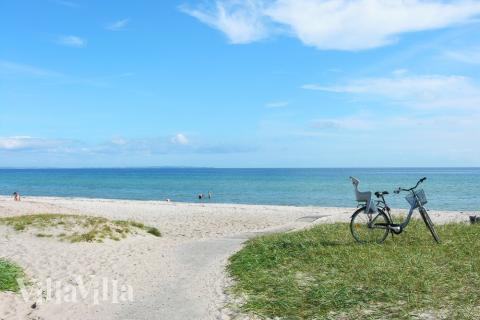 Der Strand in der Nähe von Luxusferienhaus Nr. 640.