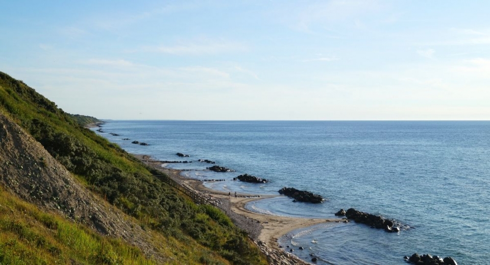 Der Strand in der Nähe von Luxusferienhaus Nr. 641.