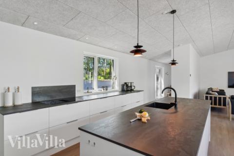 Die Küche im Luxusferienhaus Nr. 641 ist gut eingerichtet.