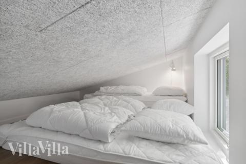 Einige der 20 Schlafgelegenheiten befinden sich im Luxusferienhaus Nr. 641 auf dem ausgebauten Dachboden