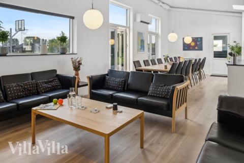 Die Couchecke im Luxusferienhaus Nr. 642 in Lolland/Falster/Mön.