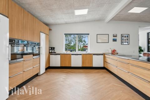 Die Küche im Luxusferienhaus Nr. 645 ist gut eingerichtet.