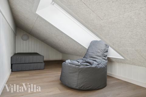 Einige der 18 Schlafgelegenheiten befinden sich im Luxusferienhaus Nr. 646 auf dem ausgebauten Dachboden