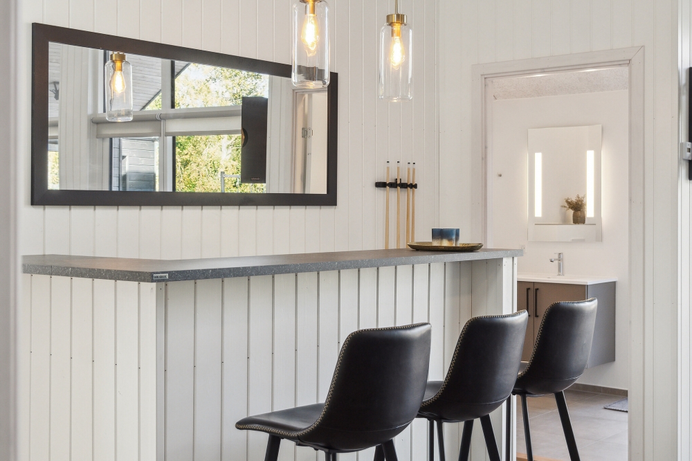 Das Ferienhaus 646 ist mit eigener Bar ausgestattet