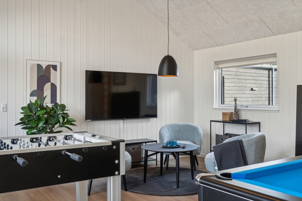 Veranstaltet ein Turnier im Aktivitätsraum, wenn ihr das Ferienhaus Nr. 646 in Nordseeland besucht.