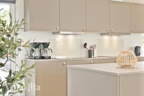 Die Küche im Luxusferienhaus Nr. 814 ist gut eingerichtet.