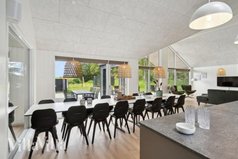 Die Küche im Luxusferienhaus Nr. 818 ist gut eingerichtet.