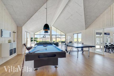 Veranstaltet ein Turnier im Aktivitätsraum, wenn ihr das Ferienhaus Nr. 830 in Ostjütland besucht.