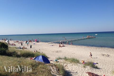 Der Strand in der Nähe von Luxusferienhaus Nr. 815.