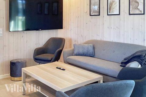 Aktivitätsraum im Luxusferienhaus Nr. 649 mit 5 Schlafzimmern und Platz für 14 Gäste.