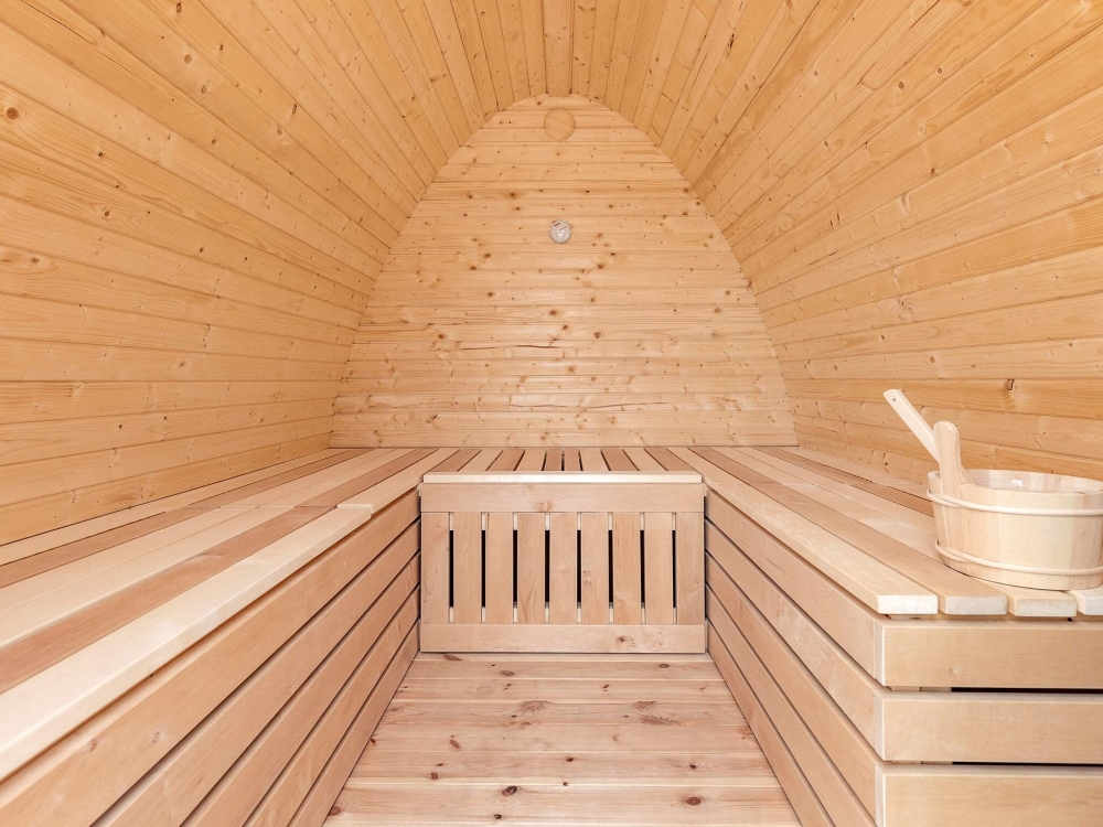 Das Luxusferienhaus Nr. 649 ist unter anderem mit einer schönen Sauna ausgestattet.